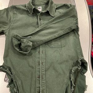 Luxury unisex NSF shirt jacket